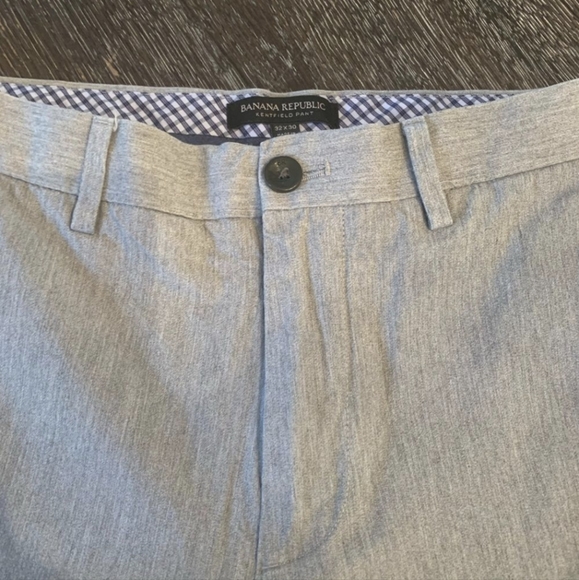 Banana Republic Kentfield Pants Lt. Gray 32x30 - Picture 1 of 4